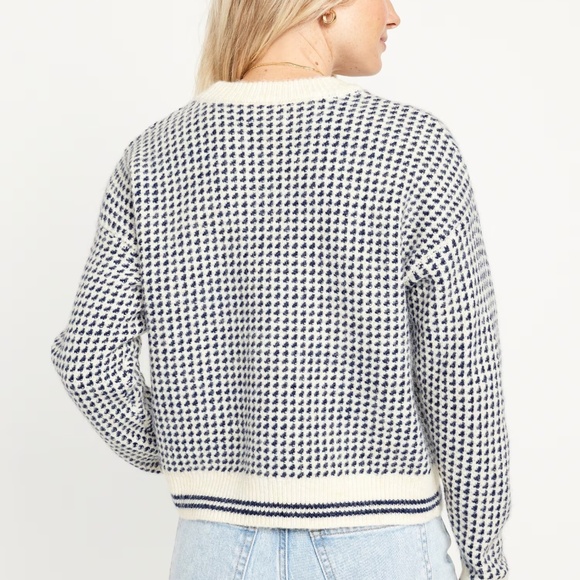 Women’s Old Navy Cozy Patterned Sweater Size M - Picture 7 of 8